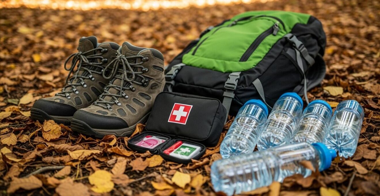 Equipement de protection et préparation pour activité nature en foret de Val de Loire