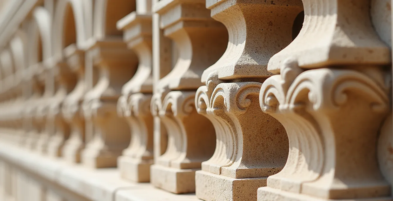 Comparaison architecturale montrant les détails gothiques, Renaissance et néoclassiques des châteaux de la Loire